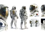 Este es uno de los diseños de traje espacial que el jurado de la ESA ha seleccionado.