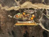 Foto del fresco descubierto por los arqueólogos del Parque Arqueológico de Pompeya.