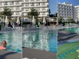 En muchos complejos hoteleros con piscina, se repite cada mañana la misma escena: decenas de veraneantes se lanzan en cuanto abre el recinto para coger una de las escasas hamacas.