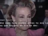 Los audios secretos de Carmen Sevilla.