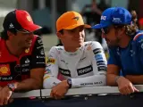 Sainz, Norris y Alonso