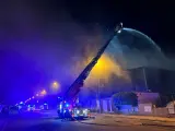 Controlado un incendio sin heridos en una nave industrial en Fuenlabrada