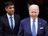Biden y Sunak reafirman la alianza entre EEUU y el Reino Unido ante la cumbre de la OTAN: "La relación es sólida como una roca"