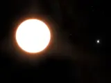 El exoplaneta LTT9779b, capturado por la misión Cheops
