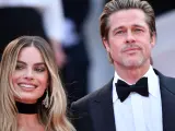 Margot Robbie y Brad Pitt presentan 'Érase una vez en Hollywood'