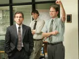 Steve Carell, John Krasinski y Rainn Wilson en 'The Office'
