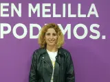 La candidata por Melilla, Gema Aguilar.
