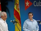 Borrell, en una visita a Cuba.