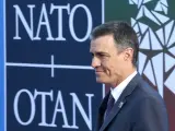 Pedro Sánchez en la cumbre de la OTAN en Vilna.