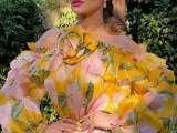 Jennifer Lopez llevó el look floral que Isabel Preysler estrenó en la boda de Tamara