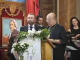 José Manuel Parada y Rappel en el funeral en honor a Carmen Sevilla