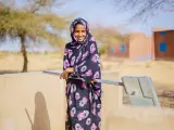Aminatou, niña en Mali: "En este momento, estoy agradecida por todo lo que Plan International está haciendo aquí. Estoy agradecido por los kits y también lo están las otras chicas. Todos ellos están motivados para ir a la escuela.