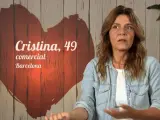 Cristina, en 'First Dates'.