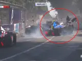 Accidente en la Fórmula E.