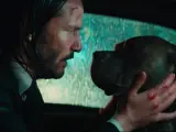 Keanu Reeves y el pitbull en 'John Eick 3: Parabellum'