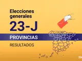 Resultados elecciones generales 2023: consulta quién ha ganado en tu provincia