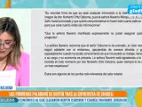 Acta notarial de Bertín Osborne y Chabeli Navarro en 'Así es la vida'.