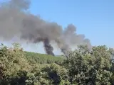 Incendio en Villanueva de la Vera.