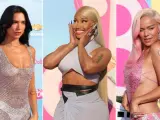 Dua LIpa, Nicky Minaj y Karol G en la premier de 'Barbie'