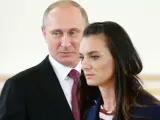 Vladimir Putin y Yelena Isinbáyeva, en una imagen de archivo.