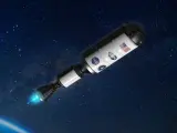 Concepto artístico de la nave espacial Demonstration for Rocket to Agile Cislunar Operations (DRACO).