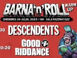 Cartel de 'Descendents' para el Razzmatazz de Barcelona este viernes.