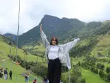 Aitana durante su viaje a Colombia