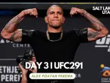 Alex Pereira en el pesaje de UFC 291