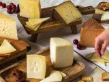 Selección de quesos nacionales de Mercadona.