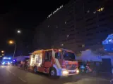Tres heridos leves por intoxicación de humo en un incendio en un hotel de Madrid