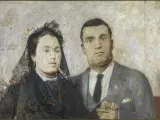 El cuadro Antonio y Carmen, padres de Antonio López...MUSEO REINA SOFÍA..01/08/2023[[[EP]]]