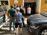 Detención a los agresores de seis policías locales en Antas