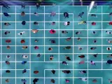 Una imagen del tablero de 'The Floor', de Antena 3, con los concursantes en sus casillas.