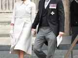 Meghan Markle y el príncipe Harry en el Jubileo de Platino de Isabel II, 2022