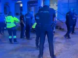 Al menos once jóvenes heridos en una reyerta multitudinaria en Madrid