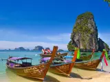 Imagen de Phra Nang Beach en Tailandia.