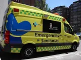 Una ambulancia, en una imagen de archivo. (Foto de ARCHIVO) 16/2/2019