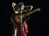La cantante Eva Amaral actúa en uno de los escenarios del Festival Sonorama 2023. ESPAÑA SONORAMA