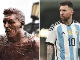 Estatua de Leo Messi