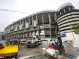 Obras en el estadio Santiago Bernabéu