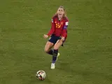 Olga Carmona celebra en la final del Mundial.