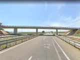 La autopista A-2, en su paso por Alcarrás.