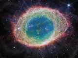 La Nebulosa del Anillo captada por el telescopio James Webb.