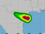Situación de la tormenta Harold en el sur de Texas y el norte de México.
