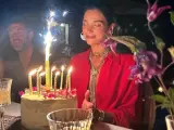 Dua Lipa celebra su cumpleaños en Ibiza.