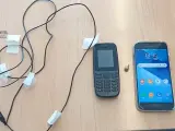 Dispositivos utilizados para copiar en el examen.