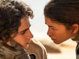 Timothée Chalamet y Zendaya en 'Dune: Parte 2'.
