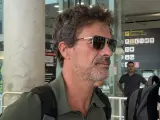 El actor español Rodolfo Sancho a su llegada a Bangkok (Tailandia).