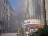 Incendio originado en un hotel de Ceuta
