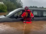 El departamento de bomberos de la Diputación de Castellón sigue trabajando en los servicios por lluvias, especialmente en el norte de la provincia.